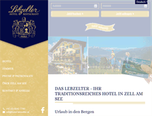 Tablet Screenshot of hotel-lebzelter.at